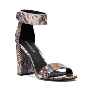 Jeffery Campbell Lindsay Snake Embossed Leather Heels
